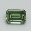 1.09 Ct. Fancy Vivid Green Emerald Lab Grown Diamond