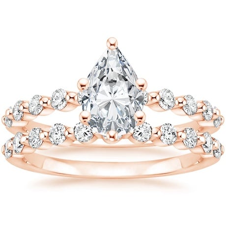 14K Rose Gold Marseille Diamond Bridal Set (1/2 ct. tw.)