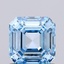 1.03 Ct. Fancy Vivid Blue Asscher Lab Grown Diamond