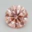 2.00 Ct. Fancy Intense Pink Round Lab Grown Diamond