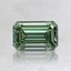 0.73 Ct. Fancy Intense Pacific Green Emerald Lab Grown Diamond