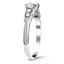 The Nitzel Ring, smalltop view on a hand
