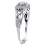 The Magdanz Ring, smalltop view on a hand