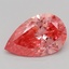1.02 Ct. Fancy Vivid Pink Pear Lab Grown Diamond