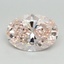 2.03 Ct. Fancy Intense Pink Oval Lab Grown Diamond