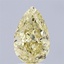 1.89 Ct. Fancy Yellow Pear Lab Grown Diamond