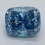 2.04 Ct. Fancy Vivid Blue Cushion Lab Grown Diamond