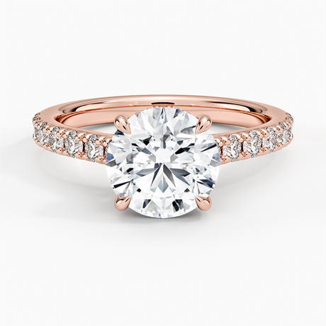14K Rose Gold Grand Lissome Diamond Ring