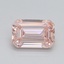 0.70 Ct. Fancy Intense Pink Emerald Lab Grown Diamond