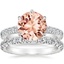 18KW Morganite Luxe Sienna Diamond Bridal Set (1 1/8 ct. tw.), smalltop view
