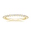 18K Yellow Gold Milan Diamond Ring (1/5 ct. tw.), smalltop view