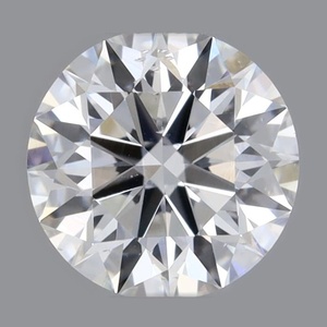 Round diamond — real photo
