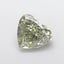 1.09 Ct. Fancy Intense Green Heart Lab Grown Diamond
