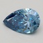 1.61 Ct. Fancy Vivid Blue Pear Lab Grown Diamond