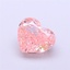 1.59 Ct. Fancy Vivid Pink Heart Lab Grown Diamond