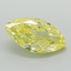 0.80 Ct. Fancy Vivid Yellow Marquise Lab Grown Diamond