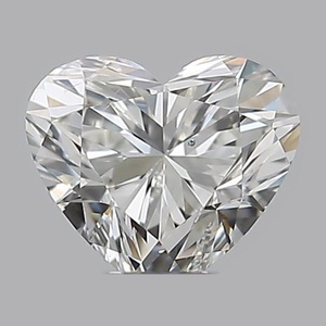 Heart diamond — real photo