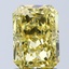 2.08 Ct. Fancy Vivid Yellow Radiant Lab Grown Diamond