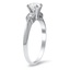 The Clare Ring, smalltop view on a hand