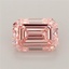 1.58 Ct. Fancy Intense Pink Emerald Lab Grown Diamond