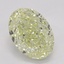 2.23 Ct. Fancy Light Yellow Oval Diamond