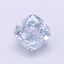 1.02 Ct. Fancy Intense  Blue Cushion Lab Grown Diamond