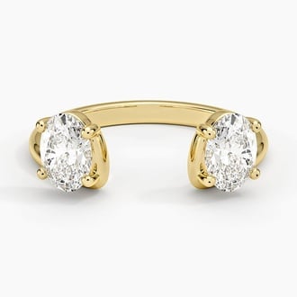 Oval Lab Diamond Trio Stacking Ring (1 ct. tw.)