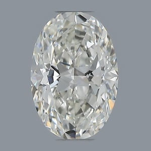 Oval diamond — real photo