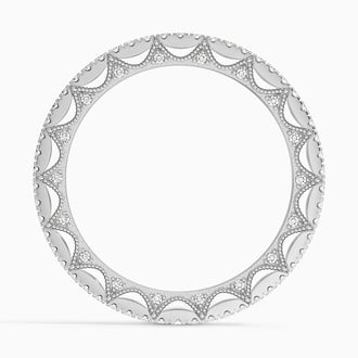 Tacori Lunetta Crescent Eternity Diamond Ring