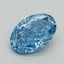 1.5 Ct. Fancy Vivid Malibu Blue Oval Lab Grown Diamond