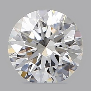 Round diamond — real photo
