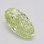 1.02 Ct. Fancy Light Greenish Yellow Oval Diamond
