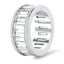 Baguette Diamond Eternity Band, smallside view