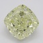 1.05 Ct. Fancy Light Yellow Cushion Diamond