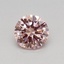 0.32 Ct. Fancy Vivid Pink Round Lab Grown Diamond