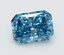 1.53 Ct. Fancy Vivid  Blue Radiant Lab Grown Diamond