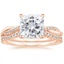 14KR Moissanite Petite Twisted Vine Contoured Diamond Bridal Set (1/3 ct. tw.), smalltop view