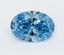 2.0 Ct. Fancy Vivid  Blue Oval Lab Grown Diamond