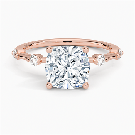 14K Rose Gold Aimee 1.4mm Diamond Ring