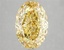 5.03 Ct. Fancy Vivid Yellow Oval Lab Grown Diamond