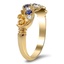 The Verlene Ring, smalltop view on a hand