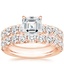 14K Rose Gold Ellora Diamond Bridal Set