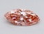 0.63 Ct. Fancy Vivid Pink Marquise Lab Grown Diamond