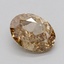 1.08 Ct. Fancy Light  Brown Oval Lab Grown Diamond