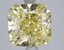 5.09 Ct. Fancy Intense  Yellow Cushion Lab Grown Diamond