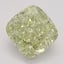 2.02 Ct. Fancy Brownish Greenish Yellow Cushion Diamond