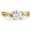 Custom Marquise and Flush-Set Diamond Engagement Ring