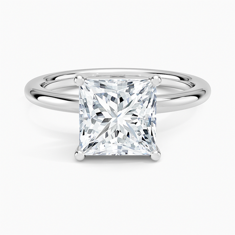 18K White Gold Sydney Perfect Fit 2mm Solitaire Ring