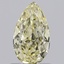 0.81 Ct. Fancy Light Yellow Pear Lab Grown Diamond