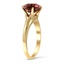 The Analiese Ring, smalltop view on a hand